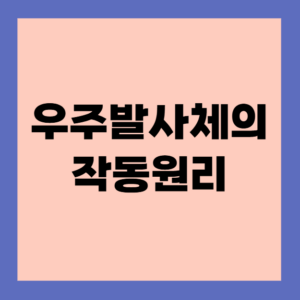 Read more about the article 우주로켓의 작동원리